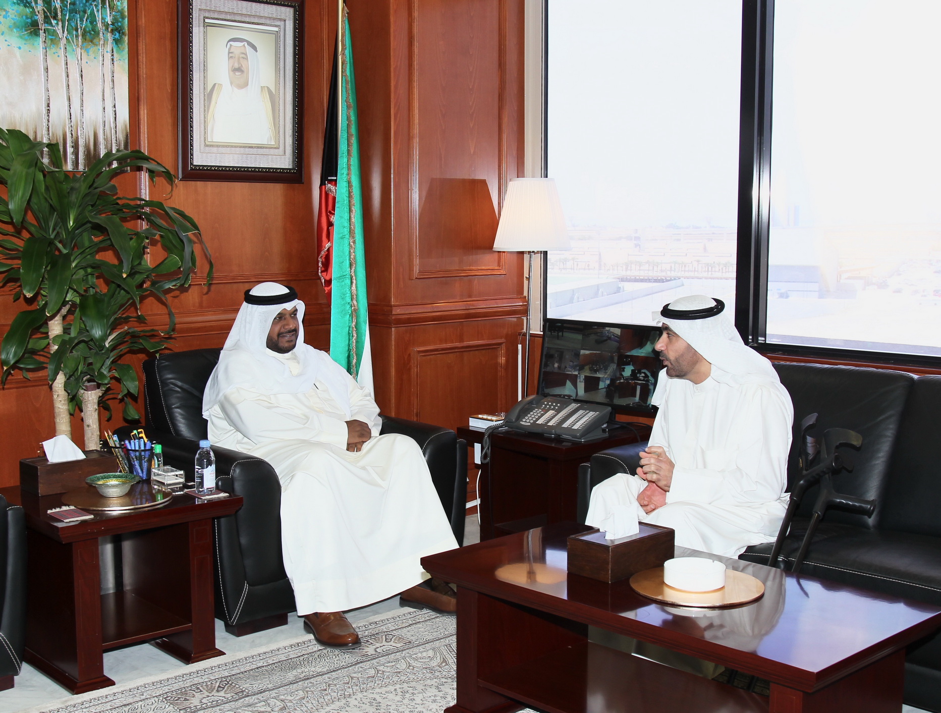 مدير عام هيئة الرياضة يستقبل عاطف الدوسري